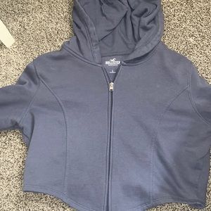 Hollister Cropped Corset zip up